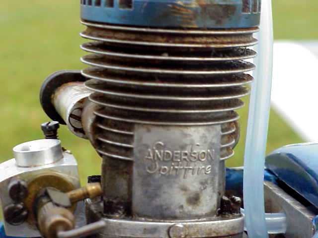 anderson spitfire model airplane engine